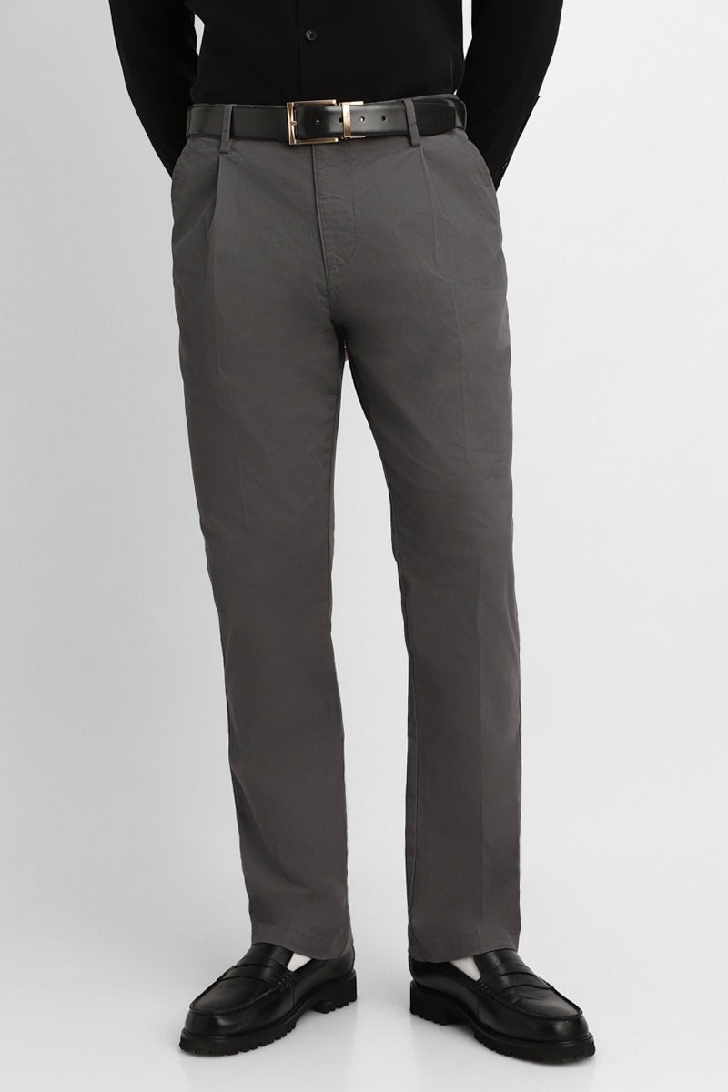 SNITCH Pleated Stretch Chinos - Image 1